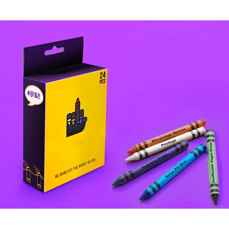 

24 Count Non Toxic Crayons Easy to Hold Color Pen Safe for Children Kids Boy Girl Markers Crayons Writing Supplies Pens Markers