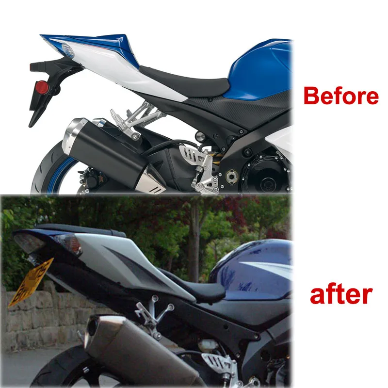 Подходит для Suzuki GSX R 1000 GSXR1000 2005 2006 2007 2008 K5 K7 комплект устранения заднего хвоста