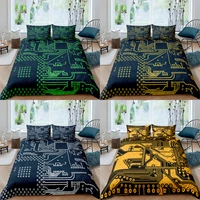 home textiles luxury 3d circuit board duvet cover set and pillowcase kids bedding set aueuukus queen and king size bedding