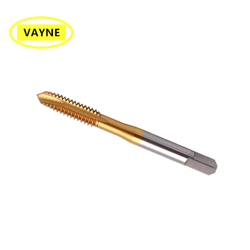 

VAYNE HSSE Metric With Tin Spiral Pointed Tap M1 M1.2 M1.4 M1.5 M1.6 M1.7 M1.8 M2 M2.2 M2.3 M2.5 M2.6 Machine Screw Thread Taps