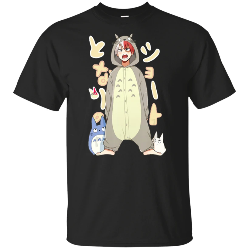 

Todoroki Cute Anime Women Men T-Shirt Chibi Black Tee S 2Xl Free Shipping Tee Shirt