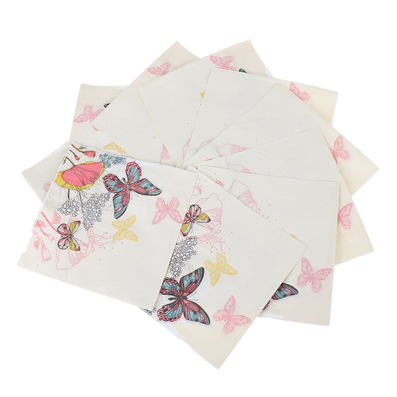 20 шт. бумажные салфетки в виде цветов | Дом и сад