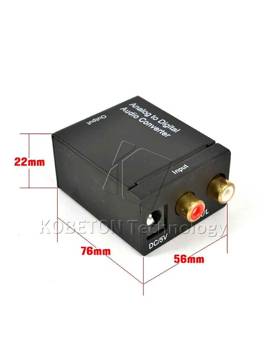 Kebidu Analog Audio to Digital Optical Coax Toslink Voice Adapter Sound Converter SPDIF Adaptor for TV Xbox 360 DVD | Электроника