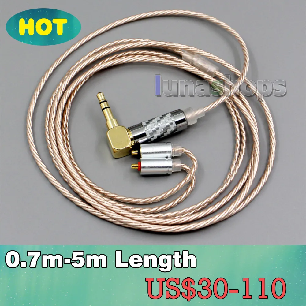 Hi-Res посеребренный XLR 3 5 мм 2 4 кабель для наушников UE Live UE6Pro Lighting SUPERBAX IPX LN006372 |