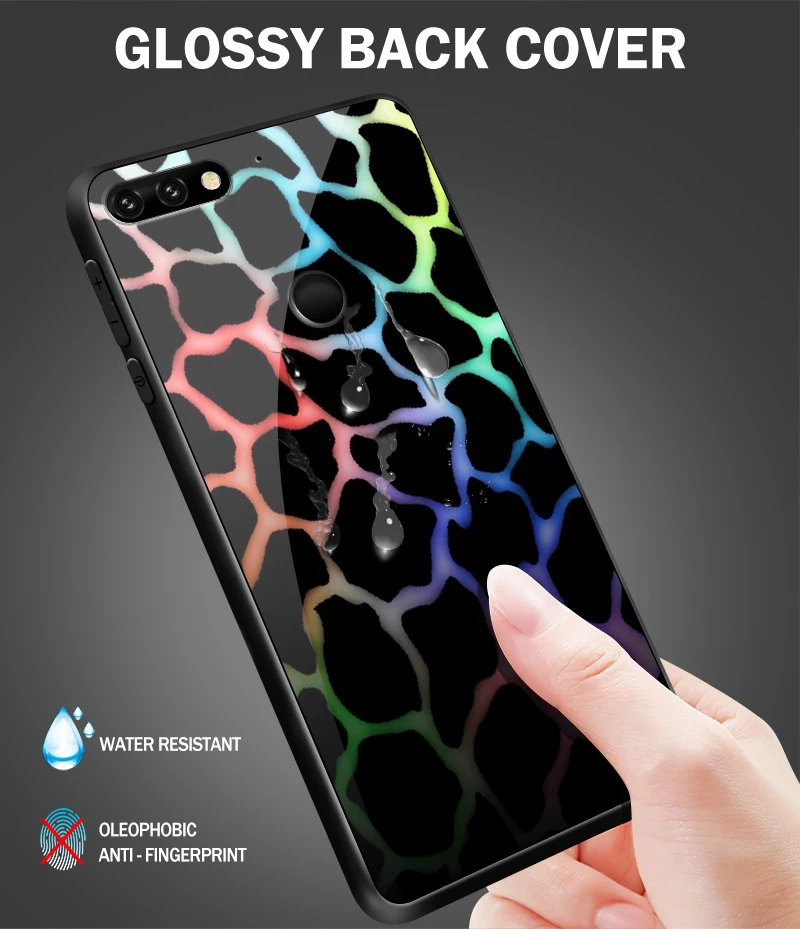 Для Huawei Honor 6X 7A 7X 7C 8A 8X9 облегченное закаленное стекло крышка Y6 Y9 Y7 премьер-профессионал Magic2 Роскошные Защитные чехлы для телефонов