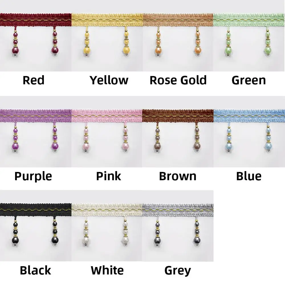 Шторы с бусинами LOZUJOJU 1 метр цветные украшения для домашнего декора