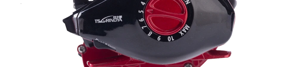 TSURINOYA Сверхлегкая катушка для наживки XF-50/150 соотношение скорости 6,6: 1 Левая Правая рука Низкопрофильная катушка для наживки