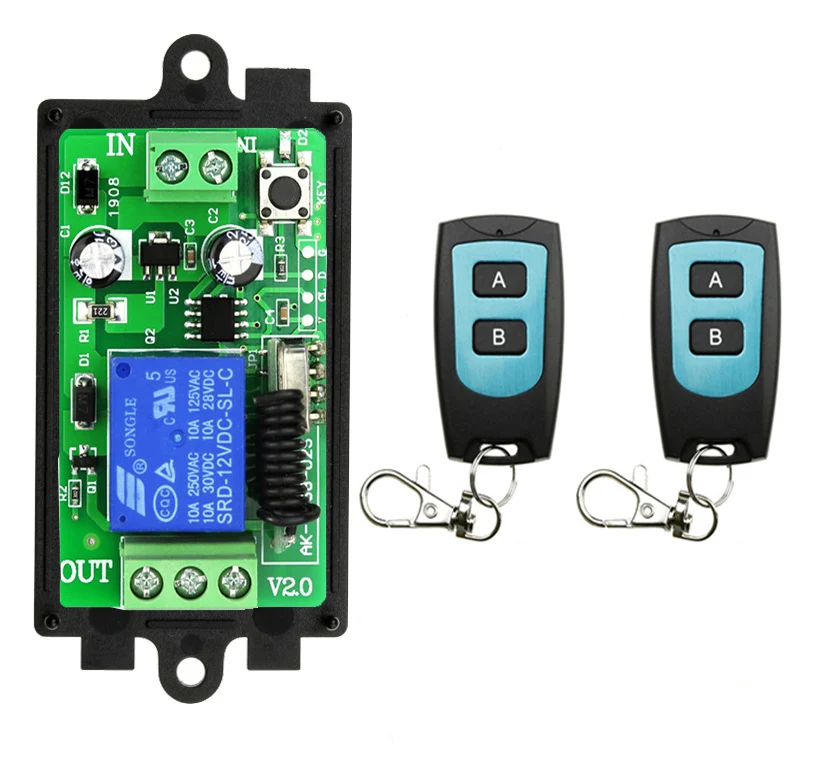 Универсальный беспроводной пульт дистанционного управления DC 12 В 24 1CH