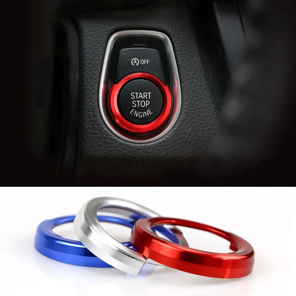 Для BMW 1 2 3 4 серии X1 F48 F20 F21 F30 F32 F33 F34 F36 F45 F46 наклейки на кнопку запуска двигателя