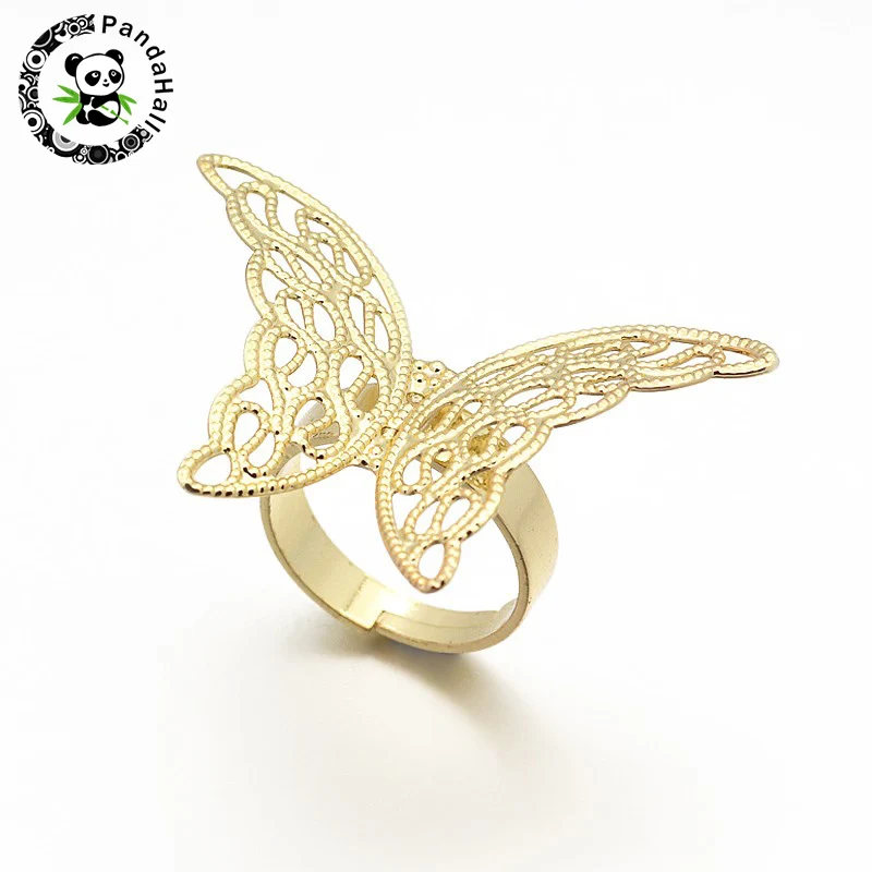 Регулируемые латунные филигранные комплектующие для установки колец в форме