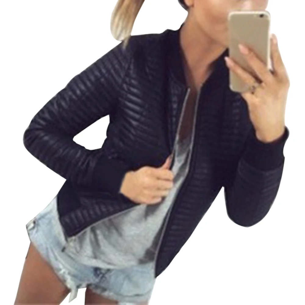 2019 осенне-зимняя куртка женская парка зимнее базовое тонкое короткое пальто