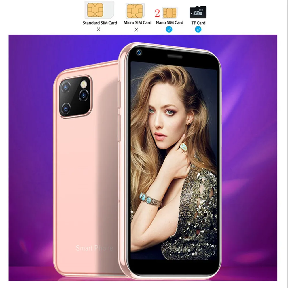 servo small smartphone 2 5 169 nano screen dual sim card cellphone mt6580 1gb 8gb gps wcdma face recognition mini mobile phone free global shipping