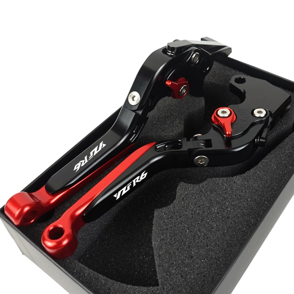 

For YAMAHA YZFR6 YZF-R6 YZF R6 2017 - 2020 Motorcycle Clutch Brake Lever Extendable Adjustable Handle Grips