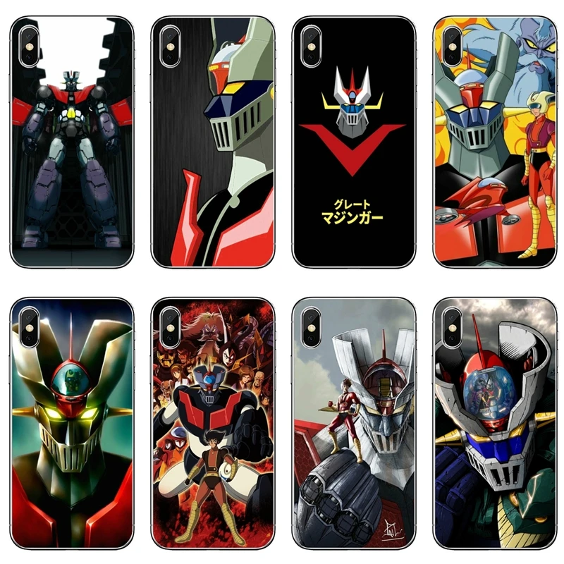 Модные Мультяшные аксессуары Mazinger Z чехол для телефона Xiaomi Mi 9 8 SE Pro A2 Lite 6X 5 4 A3 A1 Note