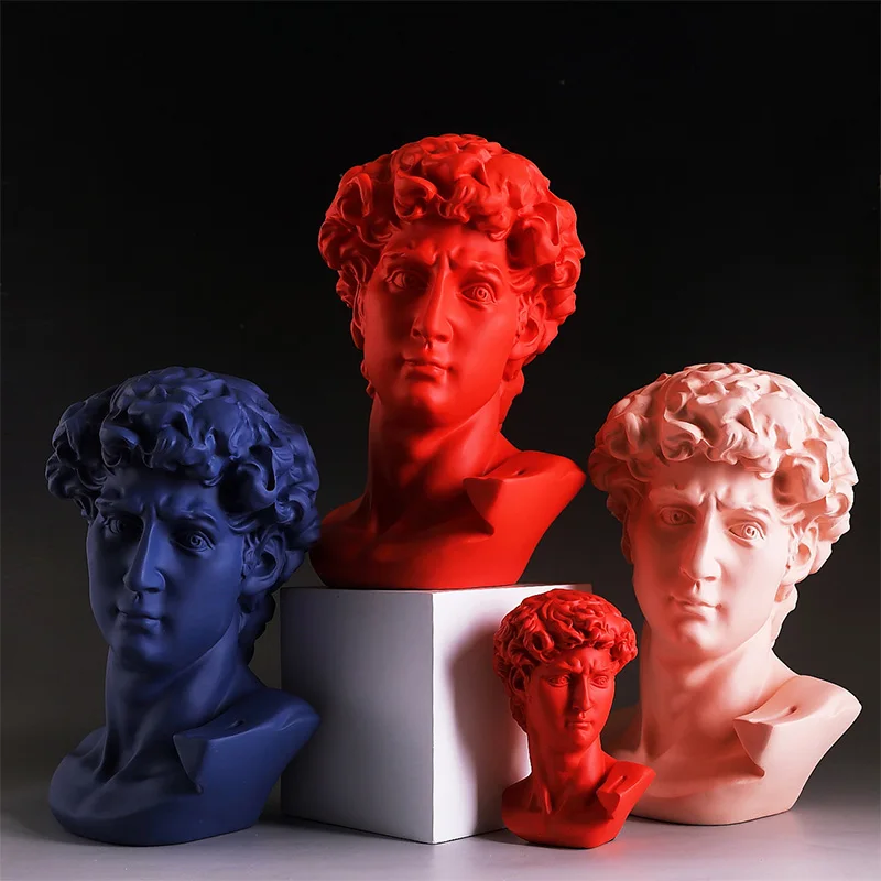 Статуэтка Morandi David пластырь скульптура для украшения дома аксессуары статуэтки