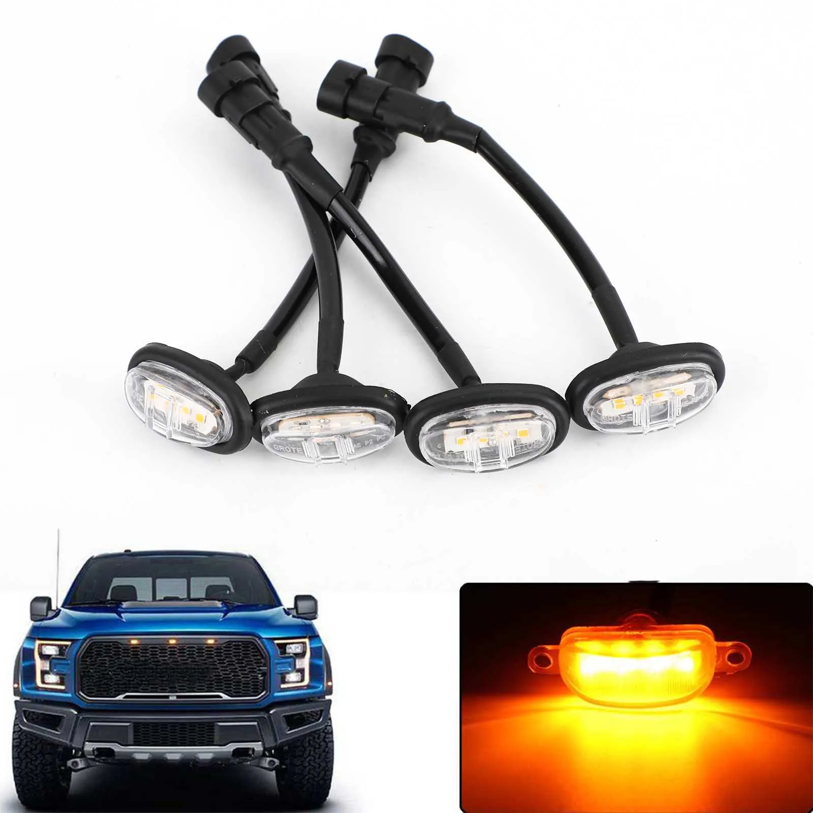 Сигнальные светодиодные лампы Artudatech Bapmic для колес 4 шт. подходят Ford F-150 F150 Raptor 2017