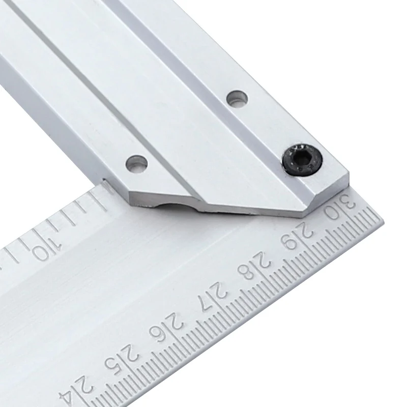 Линейка угловая 90 градусов 300 мм/дюйм алюминиевый сплав|ruler square|ruler 90ruler inch |