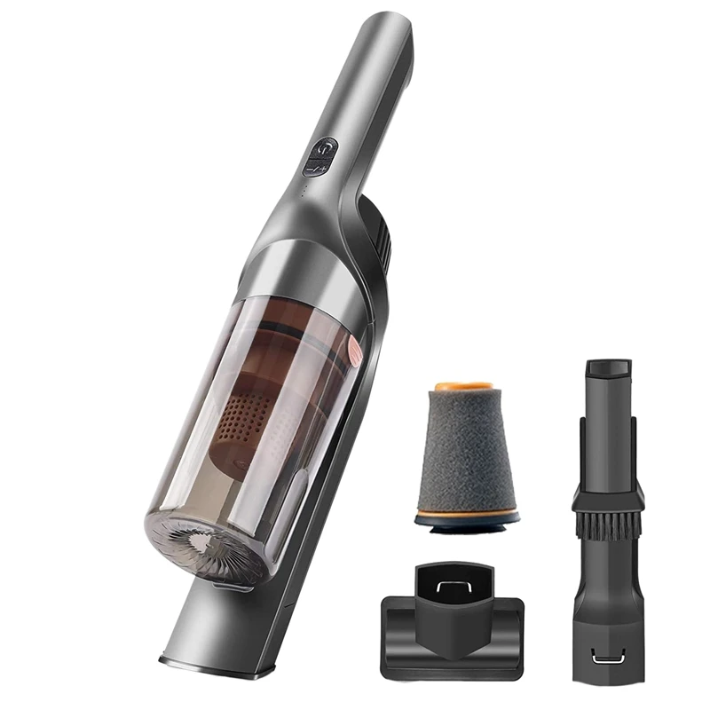 

Ручной беспроводной автомобильный пылесос, Ручной USB-пылесос 13000 па, беспроводной с HEPA-фильтром для чистки домашних питомцев