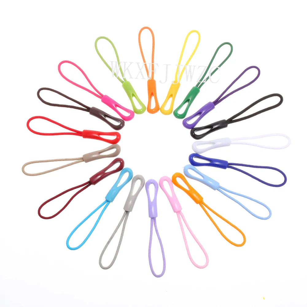 10 шт. прочный полый нейлоновый шнур на молнии с резиновым захватом |