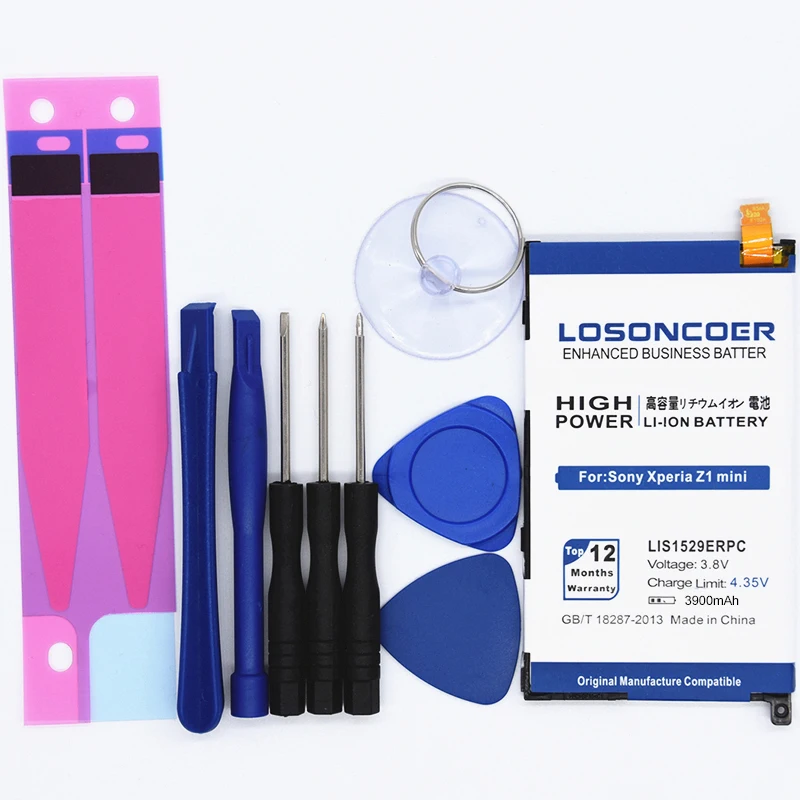 LOSONCOER 3900 мАч LIS1529ERPC батарея мобильного телефона для sony Xperia Z1 мини батарея Z1mini D5503 Z1 Compact M51w