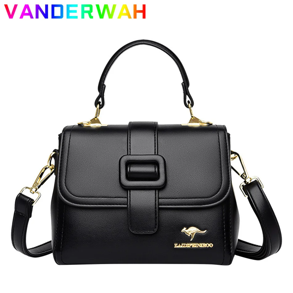 Высококачественные сумки через плечо из искусственной кожи для женщин 2021