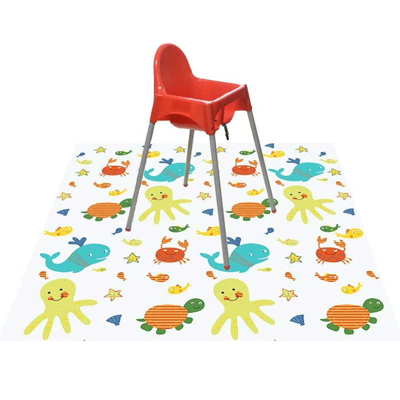 

Baby High Chair / Technical Anti-Fall Pad, Washable Splash Pad, Waterproof Anti-Skid Pad 51 Inches