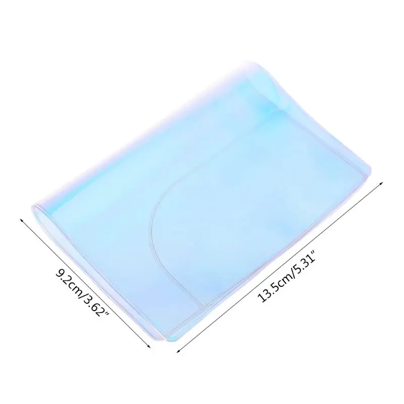 

Travel Holographic Passport Holder ID Card Case Cover Credit Organizer Protector