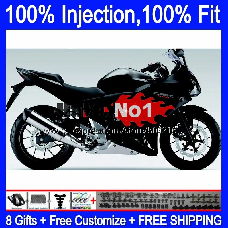 

Injection For HONDA CBR500 CBR 500R 500 R RR 149MC.64 CBR500R 11 12 13 14 15 500CC 2011 2012 2013 2014 2015 Fairing Gloss Black