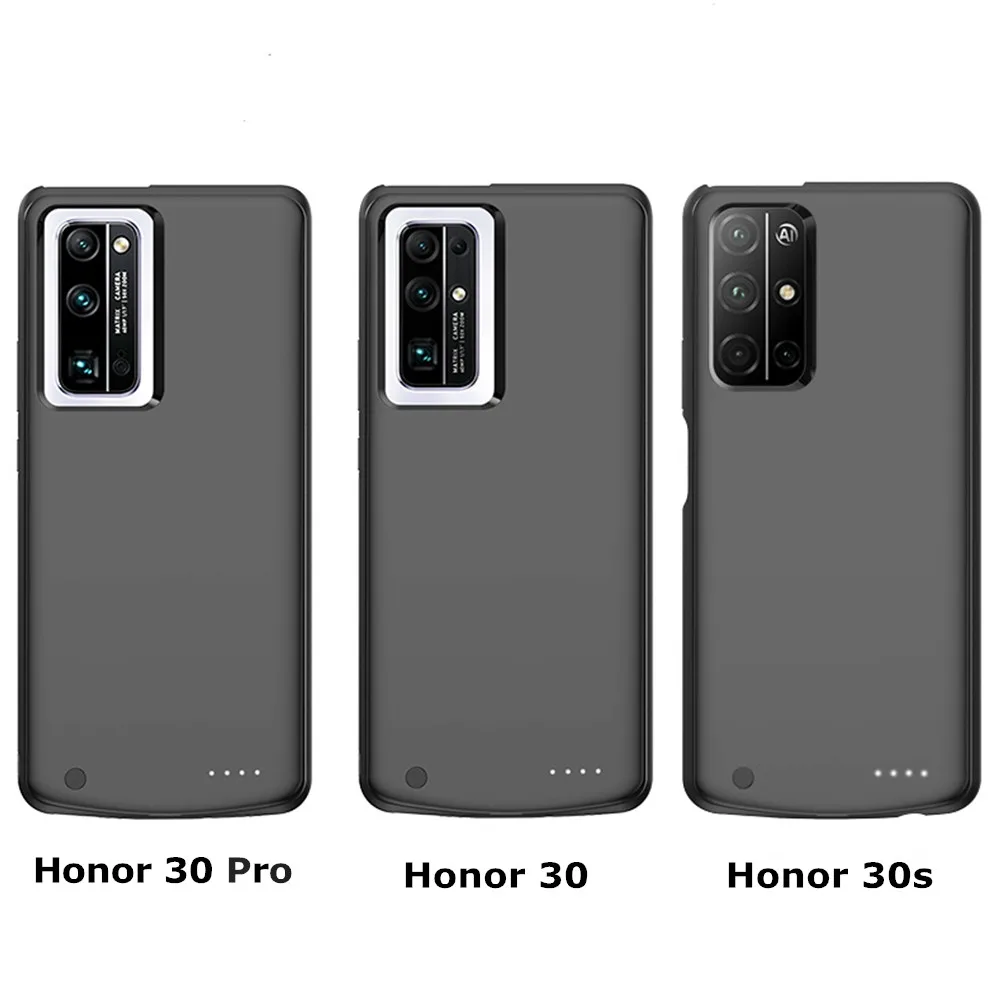 6800mah slim battery charger cases for huawei honor 30 pro battery case power bank charging cover for honor 30s 30 battery cover free global shipping