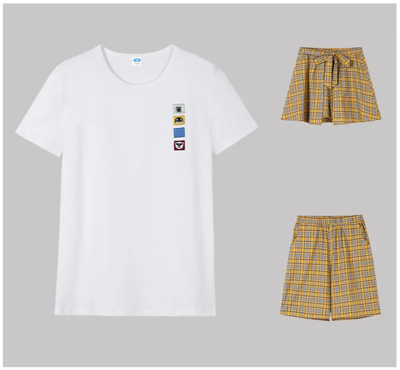 Футболка и юбка для мамы дочки летний комплект всей семьи футболки папы дочери