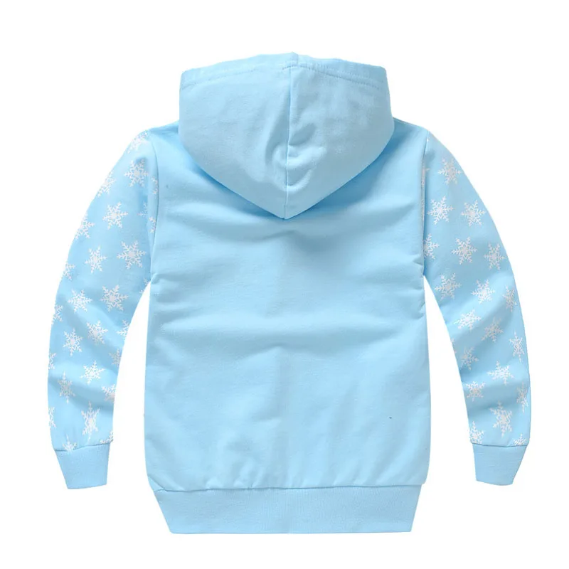2020 New Girl Elsa Anna Princess Hoodie Cartoon Full Sleeve Children Clothing Autumn Winter |