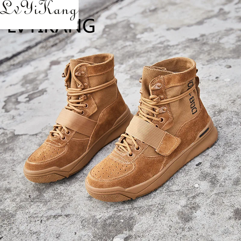 

Женские нескользящие ботинки с круглым носком, на шнуровке