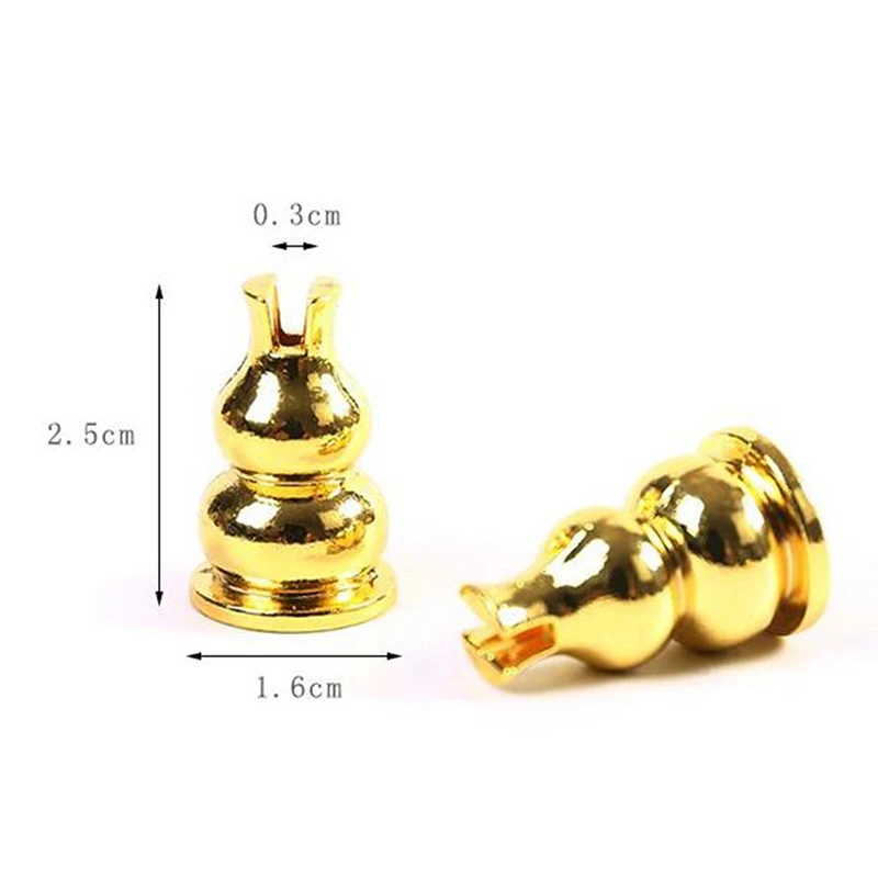 

1pc Alloy Copper Incense Burner Holder For Incense Stick Coil Bottle Gourd Shaped Incense Holder Household Products