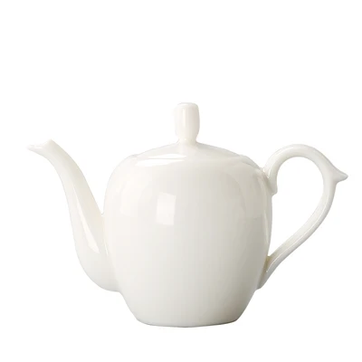 

White Porcelain Beauty Shoulder Teapot Ceramic Household Handmade Single Pot Two Cups Dehua Kung Fu Dahongpao Oolong Teaware