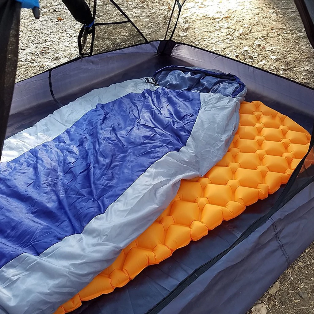 comprar Acampamento Inflável Almofada De Dormir Esteira Da Barraca Viagem Colchão De Ar Travesseiro Camo Caminhadas Ao Ar Livre Mochila Viagem Cama Ar Piquenique
