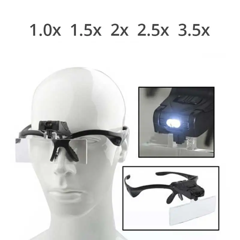 Увеличительное стекло с 5 линзами 1 0 раза|watchmakers magnifying glass|magnifying glassmagnifying glass with led |