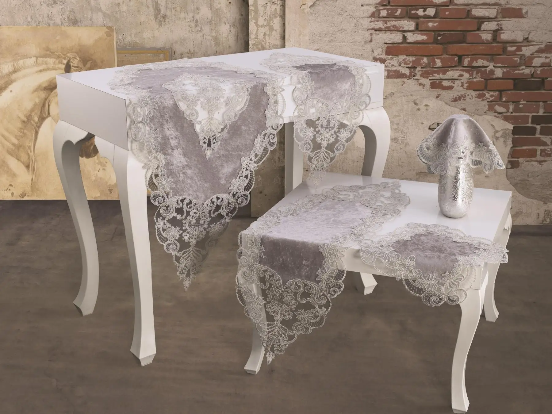

Набор салонов Kadife Sycamore, 5 шт., серый