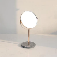 creative marble desktop dressing mirror makeup mirror girl heart shaped mirror desktop princess mirror