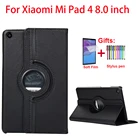 Чехол-подставка для планшета Xiaomi Mi Pad 4, 360 дюйма, из ПУ кожи