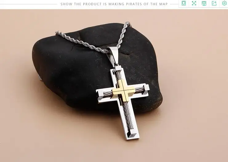 

Wholesale Christ Bible Christian Jesus Holy Writ Crucifix Fine Jewelry Titanium Steel Pendant Cross Christ Christianism Cossing