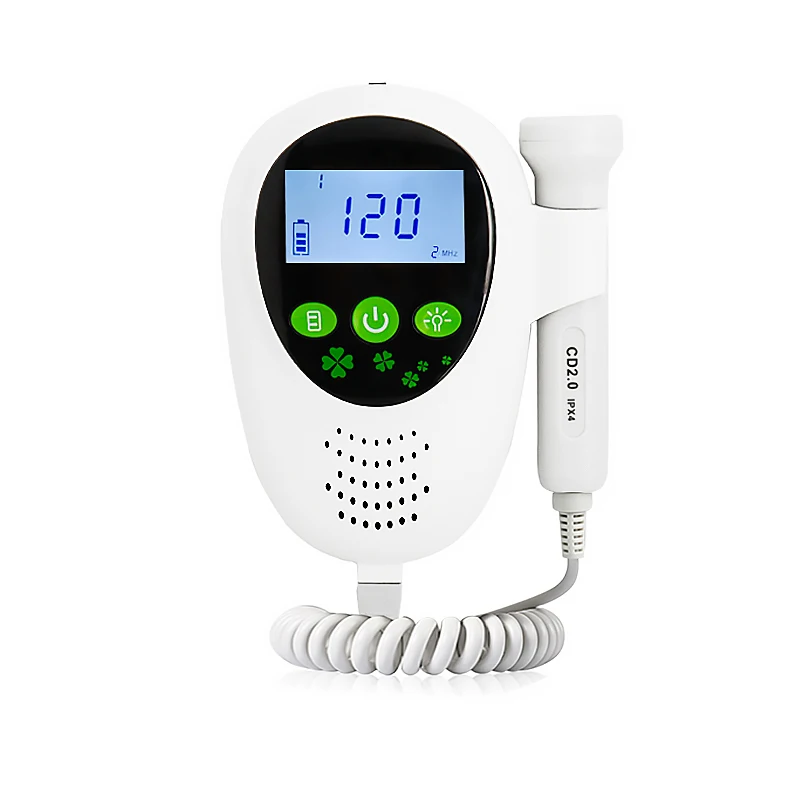 

Fetal Doppler for Baby Heartbeat Detector LED Portable Ultrasound Heart Rate Monitor Pregnant Mom Household Pocket Doppler