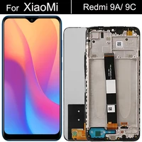 original for xiaomi redmi 9a 9c lcd display screen touch digitizer assembly lcd display 10 point touch repair parts