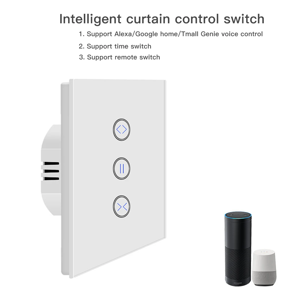 Умный переключатель для штор с Wi Fi умный выключатель роликовых затворов