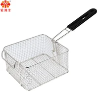 colanders strainers stainless steel screen frying basket frame fried french fries chicken legs tools kitchen gadgets supplies