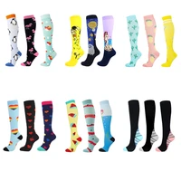 3 pairs compression stockings men women cycling sports socks fit for edema diabetes varicose veins marathon running socks