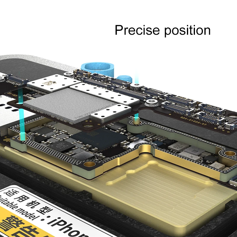 QianLi последняя паяльная станция JP-19 мобильный телефон PCB Материнская плата Процессор распайки Клей Инструменты для удаления для iPhone X XS XSMAX