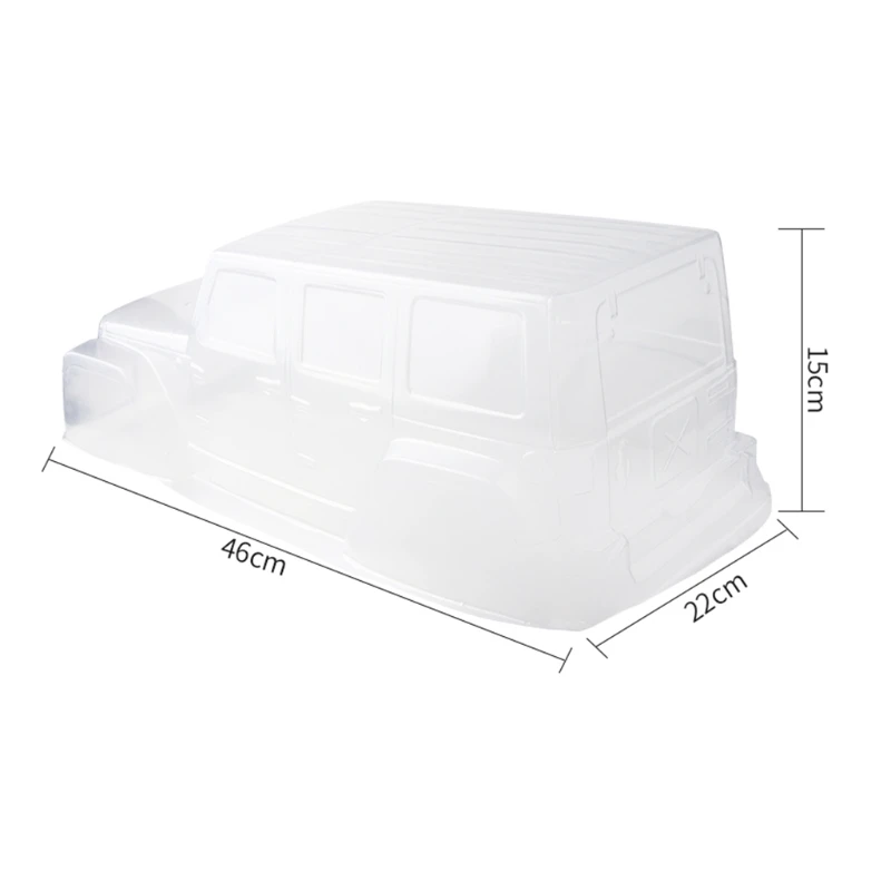 

New Plastic Transparent Simulation Body Shell for Axial SCX10 1/10 RC Rock Crawler Car Upgrade Modified Accessories