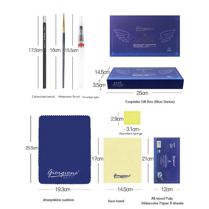 36/48 цветов однотонная зеленая пудра для начинающих Детская прозрачная