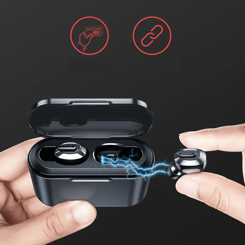 T2 беспроводная Bluetooth гарнитура HD стерео спортивные наушники с шумоподавлением Игровые наушники с микрофоном для IPhone samsung Ew