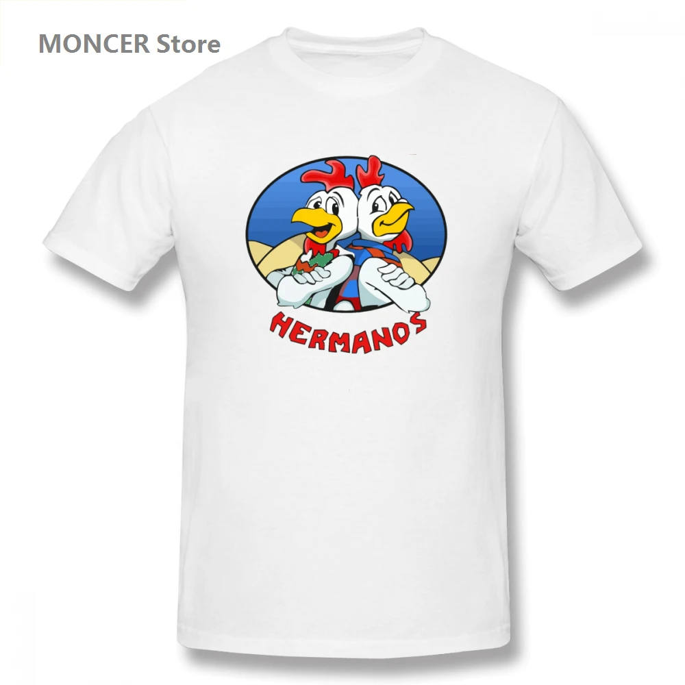 

Hot Los Pollos Chicken Hermanos Men's Basic Short Sleeve T-Shirt Many colors casual t-shirts
